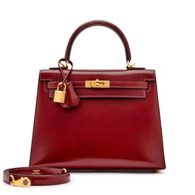 Hermès
Rouge H Box Kelly Sellier 25 Gold Hardware, 2022