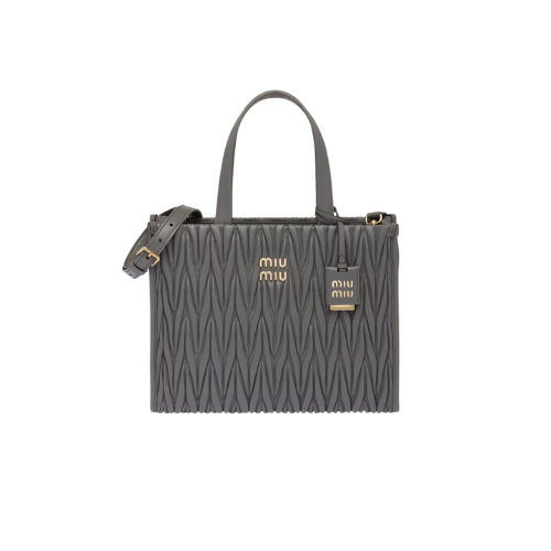 Borsa shopping in nappa matelassé